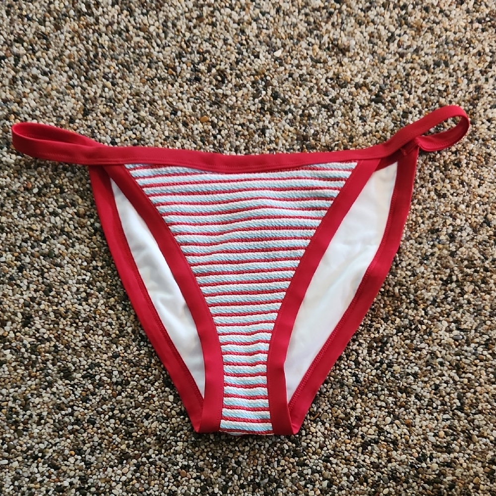 Wild Fable Red Trimmed Bikini Bottom
